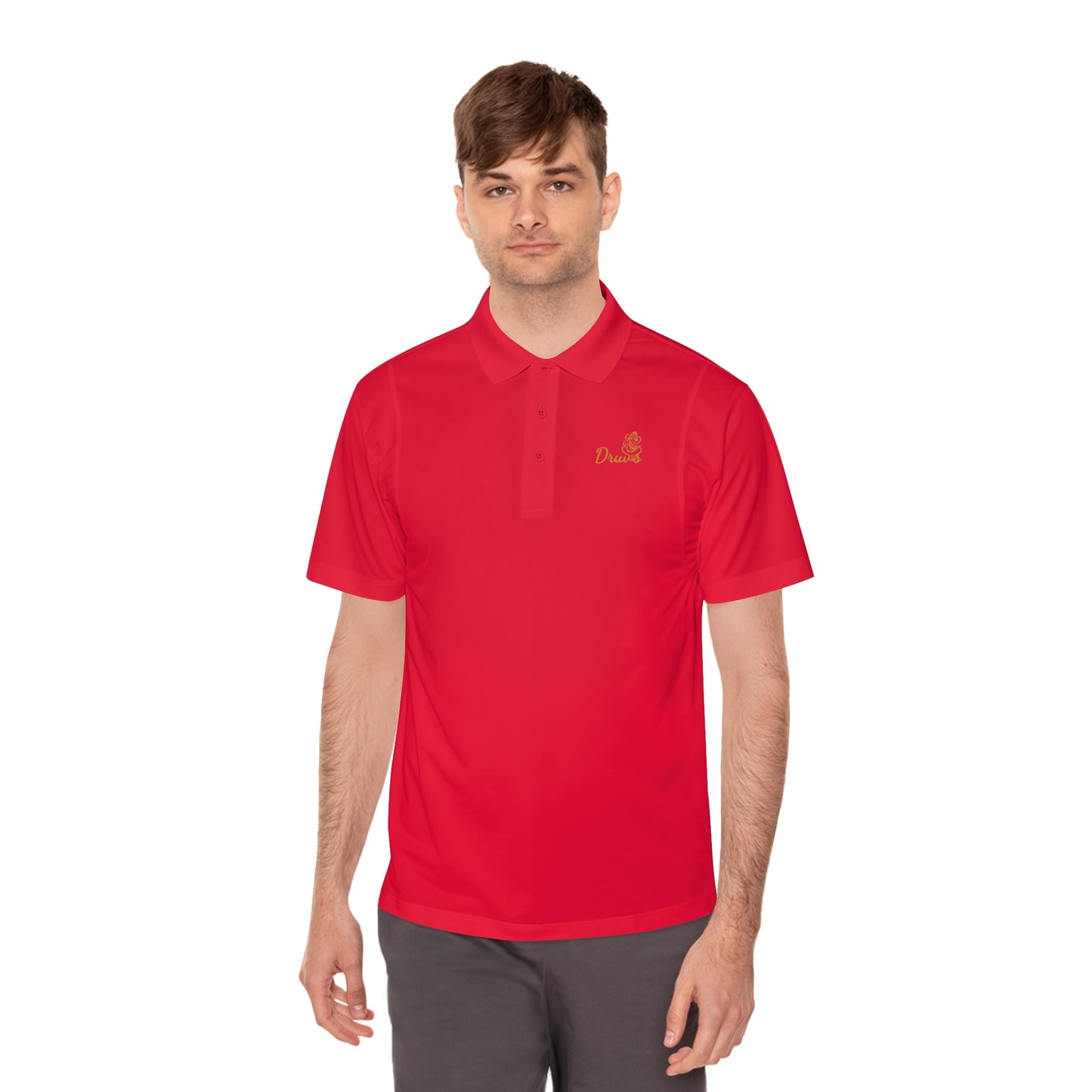 Druvs Premium Polo Shirt – Classic Embroidered Logo, Unisex Fit (Multiple Colors)