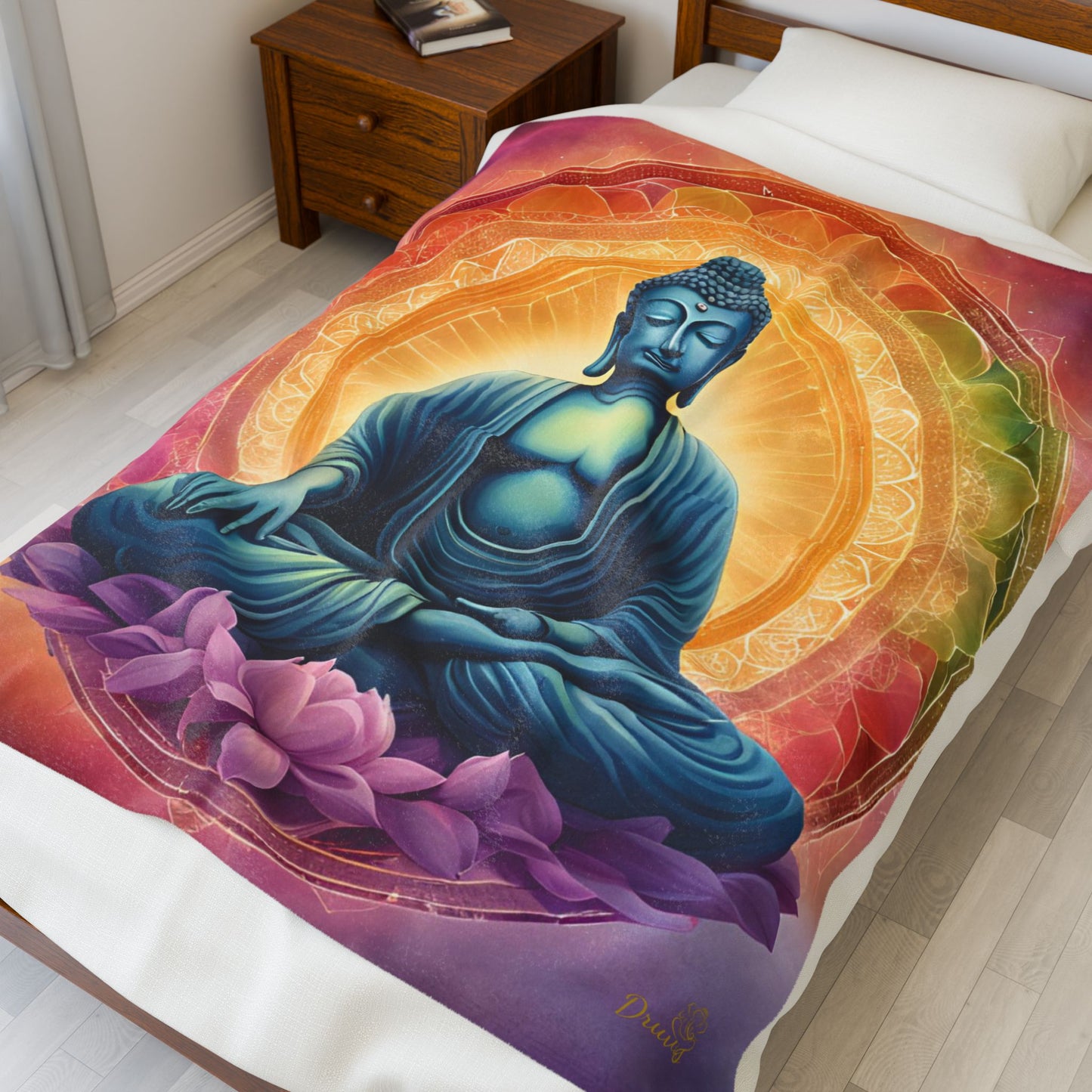 Colorful Buddha Blanket