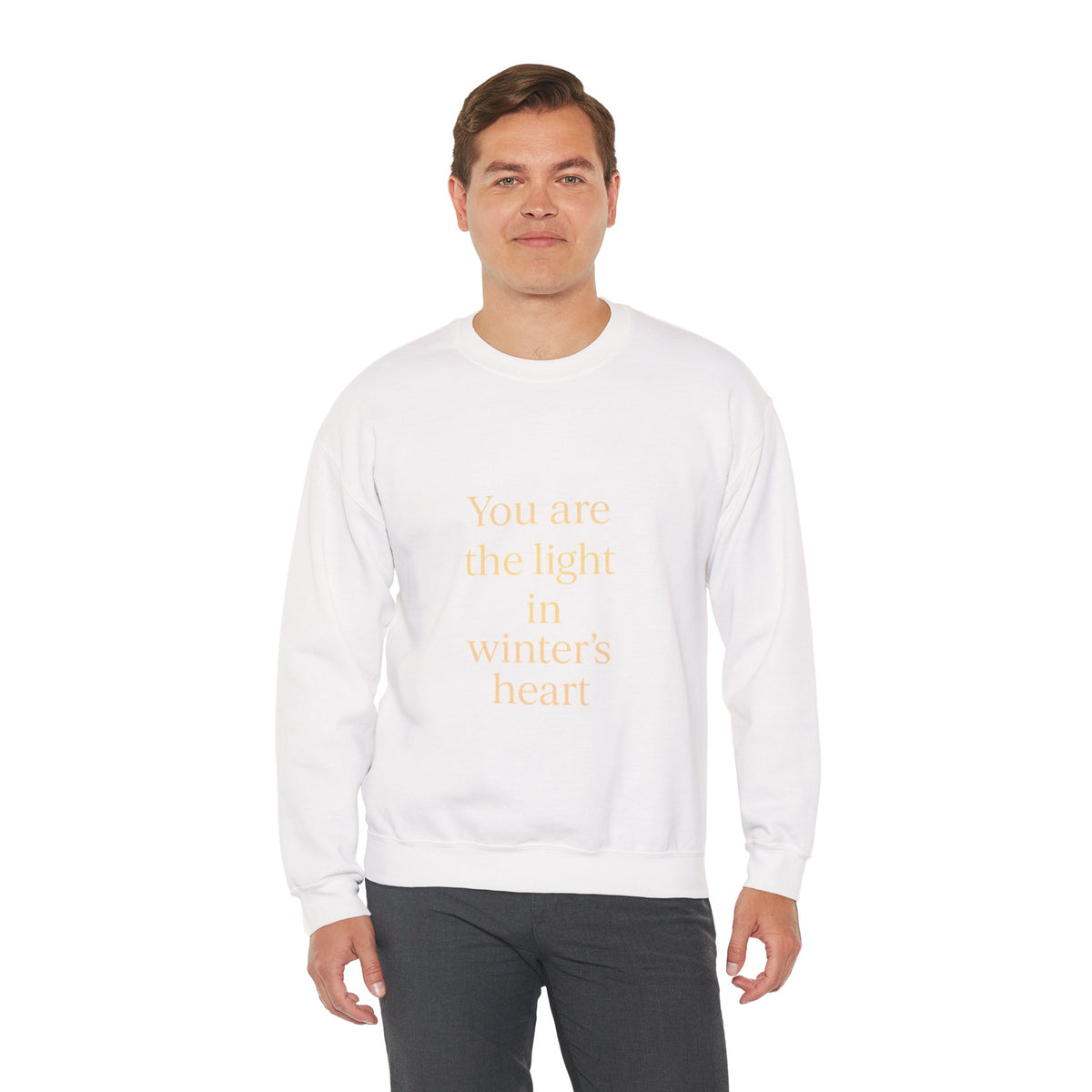 You Are the Light in Winter’s Heart Sweatshirt – product photo 17 of 48