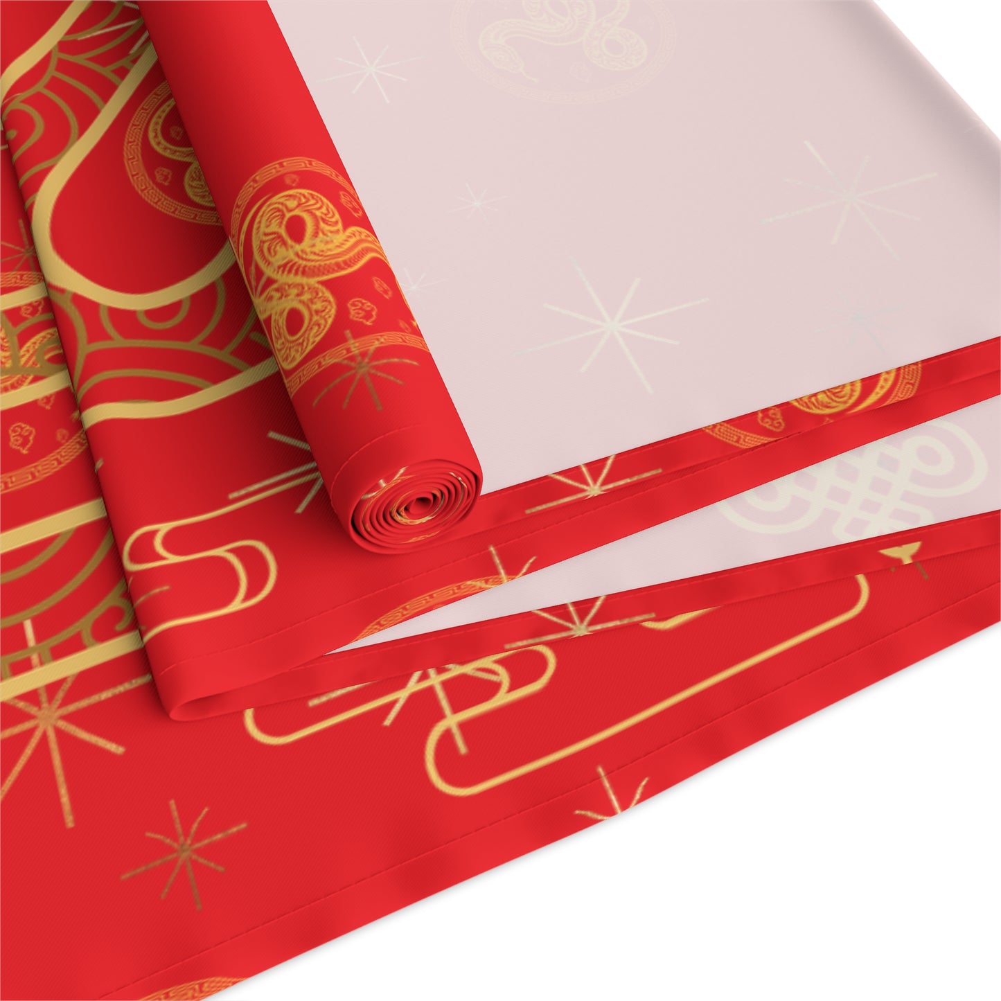 Chinese New Year Snake 2025 Table Runner