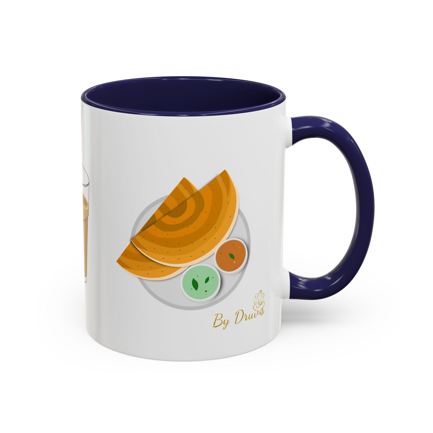 Chai, Paneer & Dosa Two-Tone Mug – By Druvs