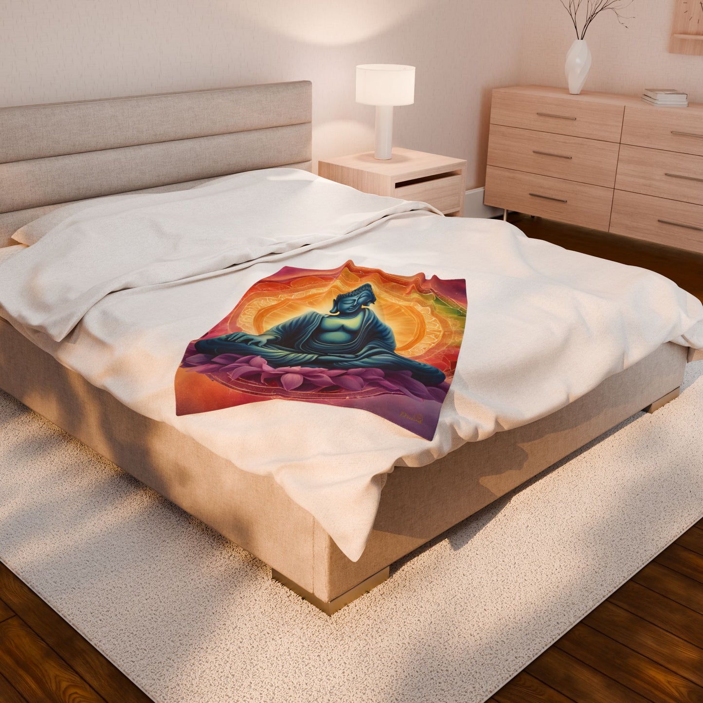 Colorful Buddha Blanket