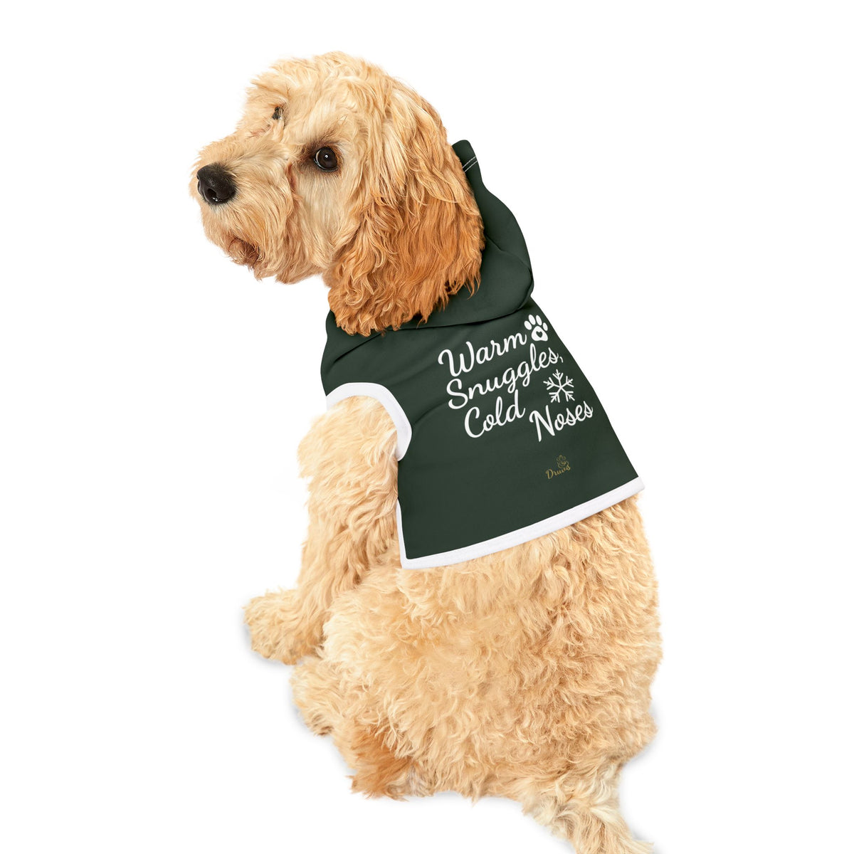 Warm Snuggles, Cold Noses Christmas Pet Hoodie – Cozy Dog Outfit – product photo 5 of 18