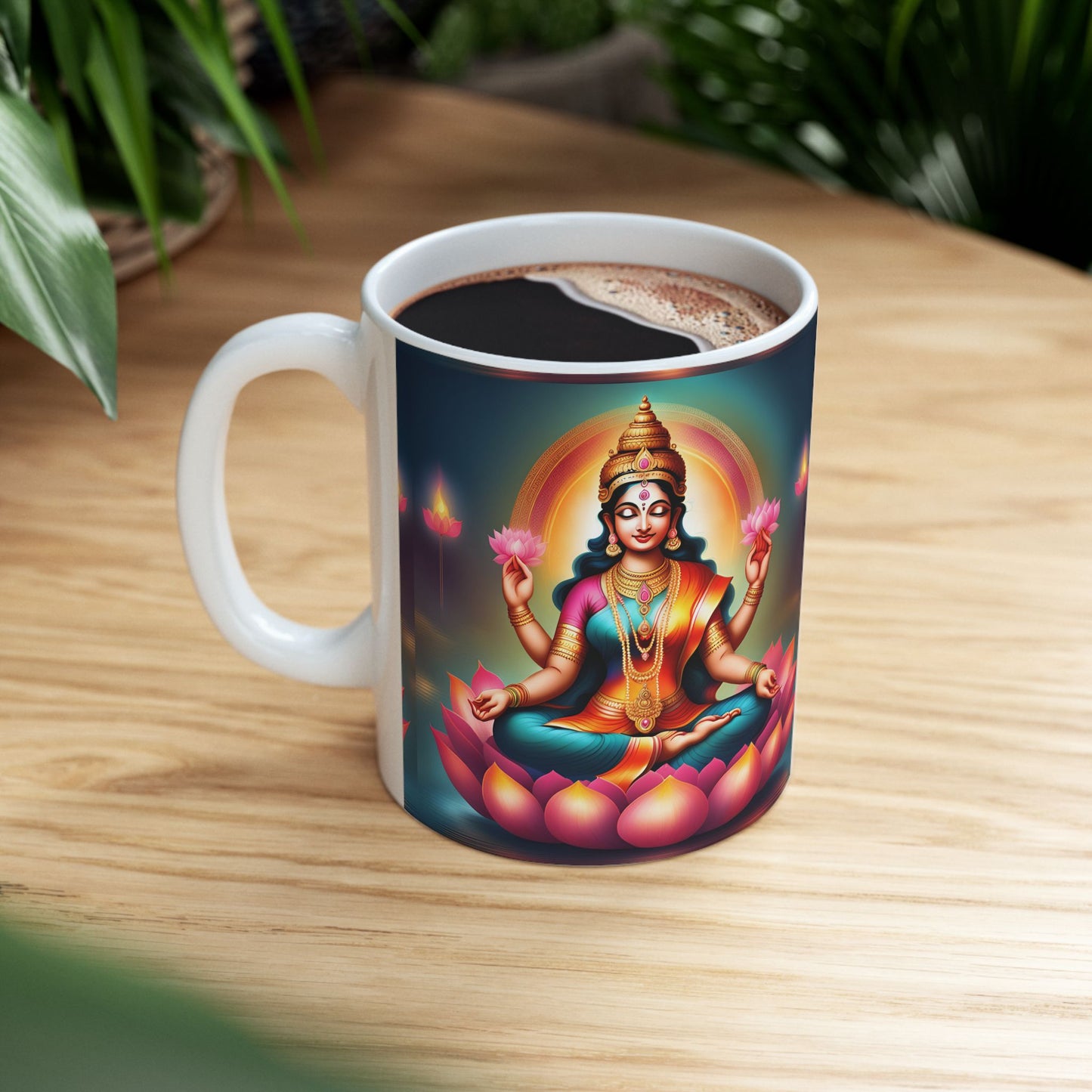 Goddess Lakshmi Mug – Abundance & Prosperity Spiritual Gift