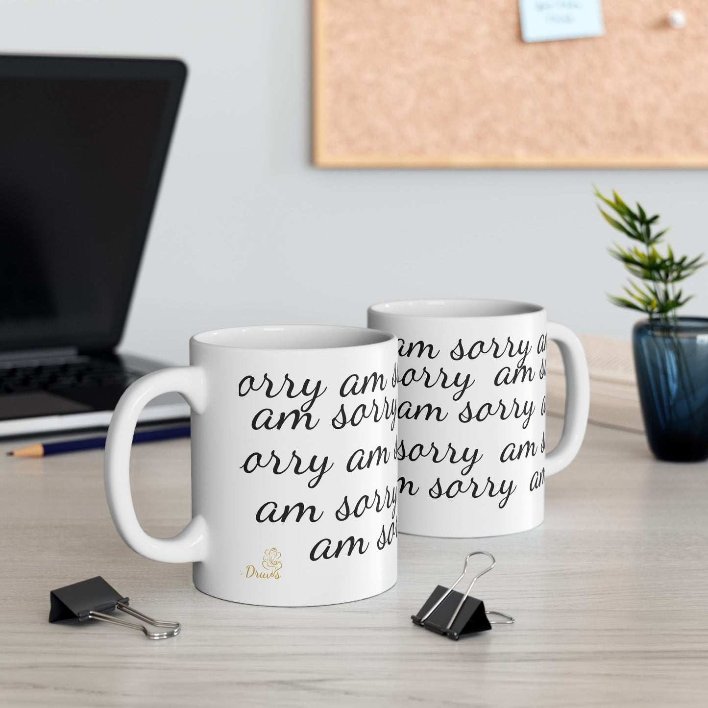 “Am Sorry” Mug – Funny Apology Gift | Ceramic Mug by Druvs