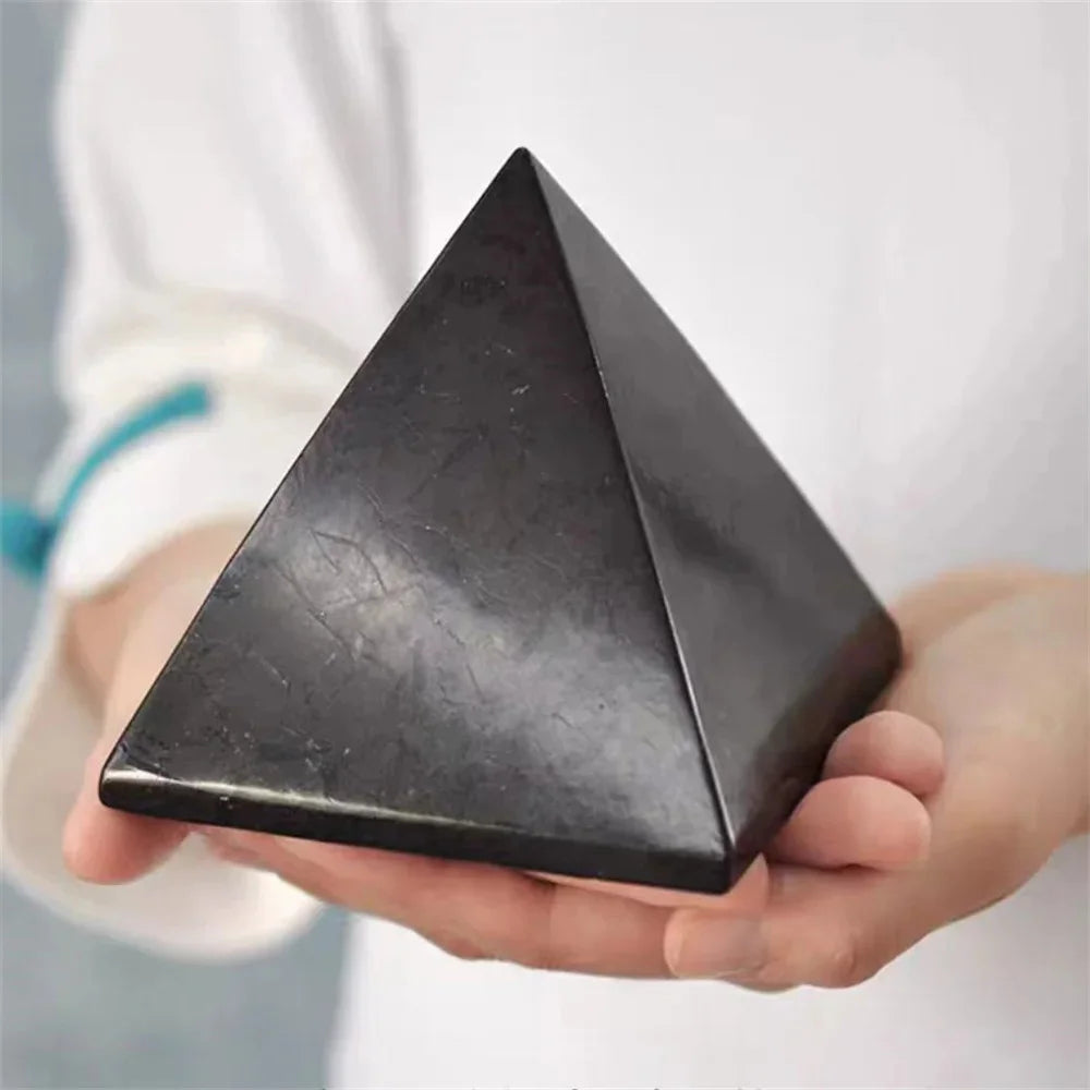 Black Shungit Pyramid