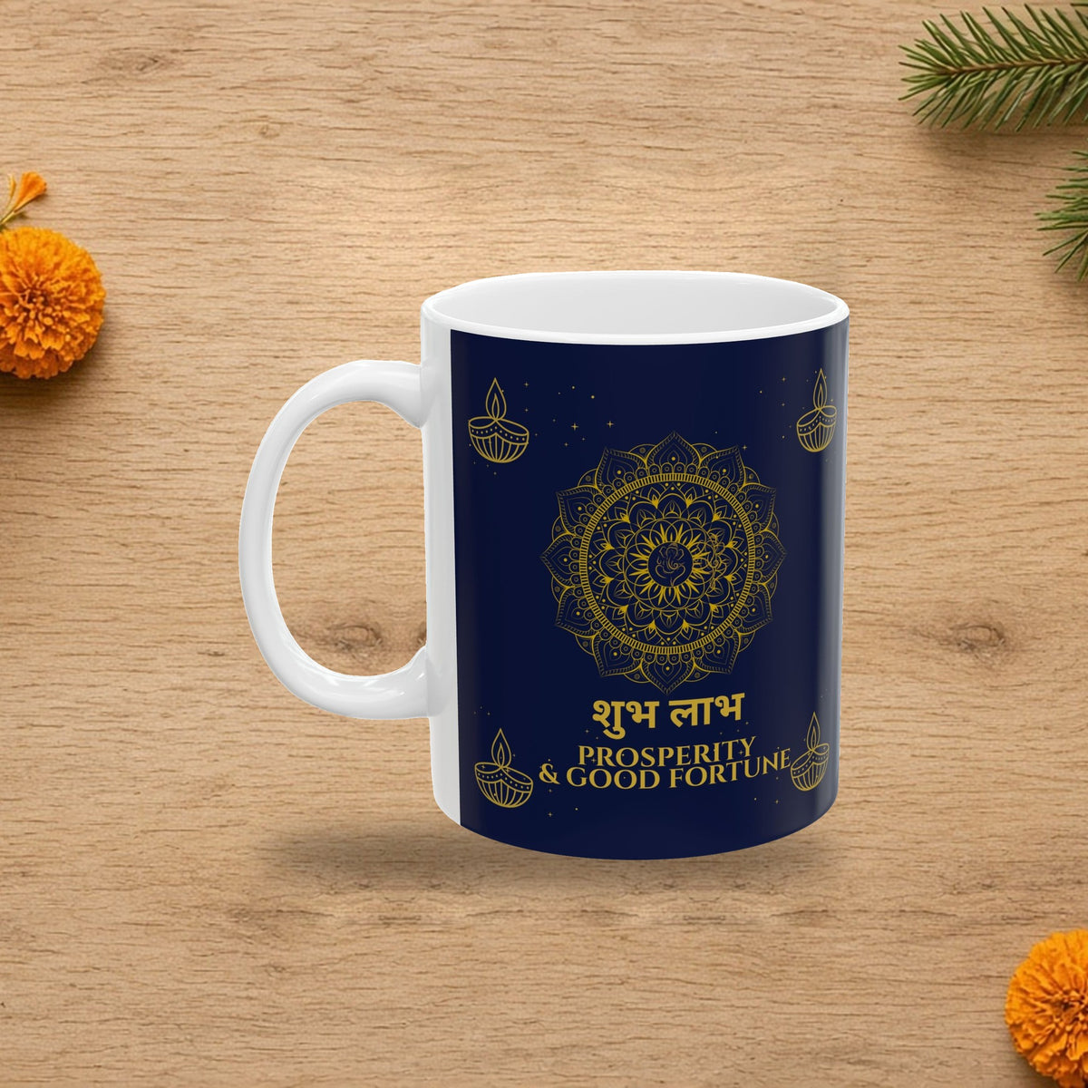 shubh labh diwali mug