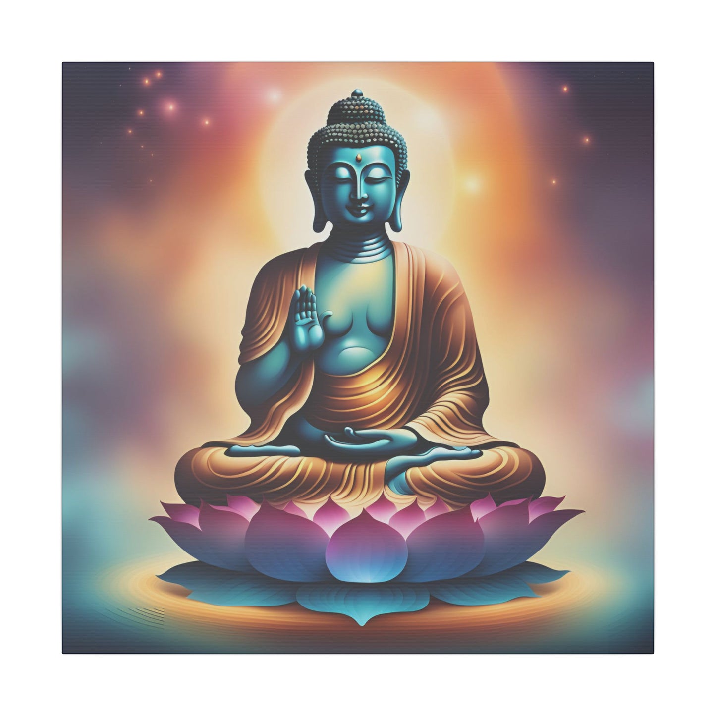 Buddha Canvas - Zen Space, Office Room, Peaceful, Gift Idea