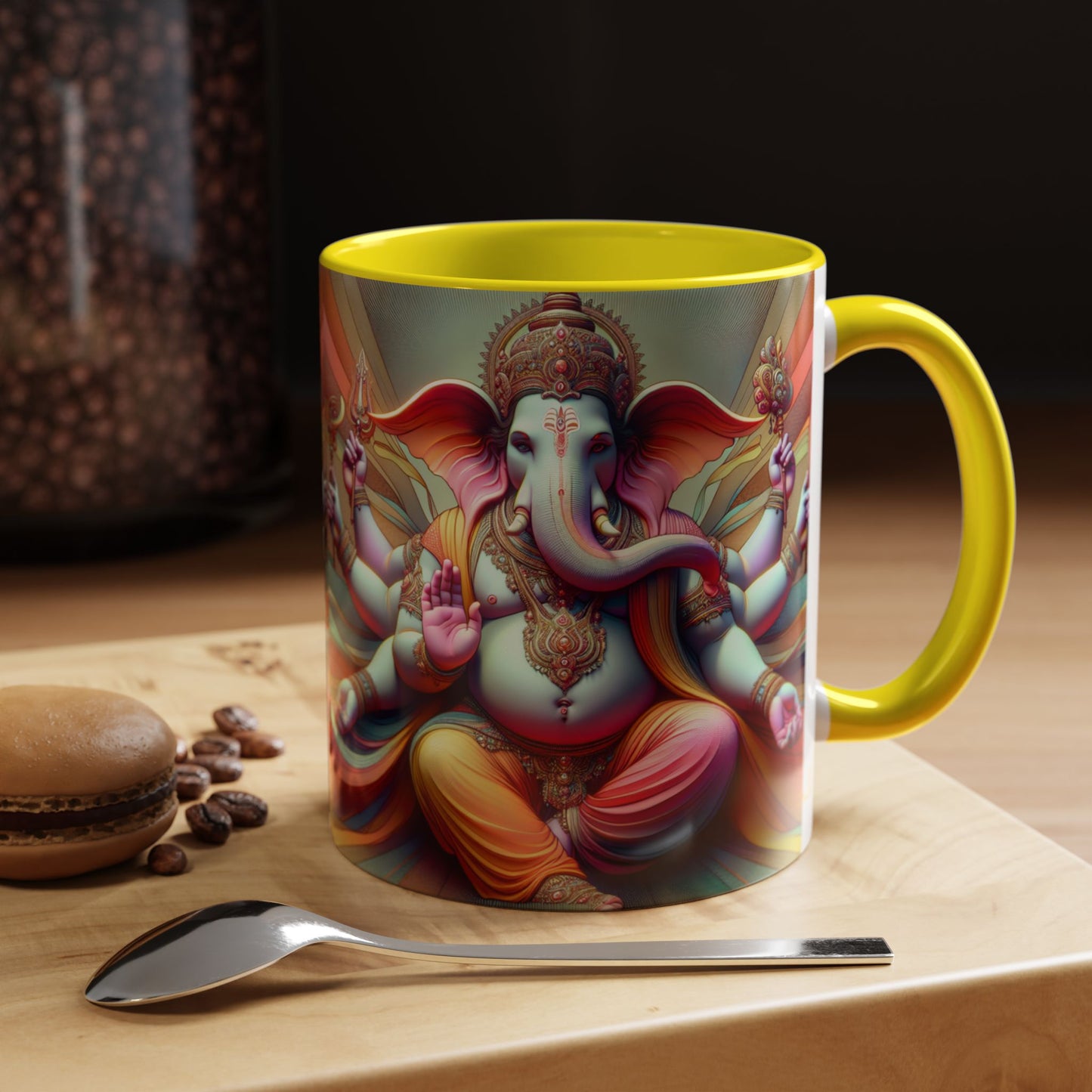 Lord Ganesha  – Spiritual Coffee Mug for New Beginnings, Prosperity & Positive Energy