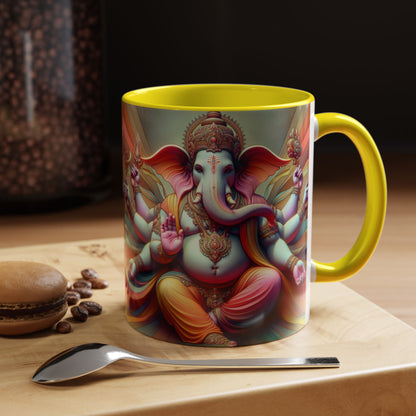 Lord Ganesha  – Spiritual Coffee Mug for New Beginnings, Prosperity & Positive Energy