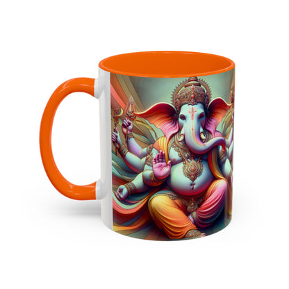 Lord Ganesha  – Spiritual Coffee Mug for New Beginnings, Prosperity & Positive Energy