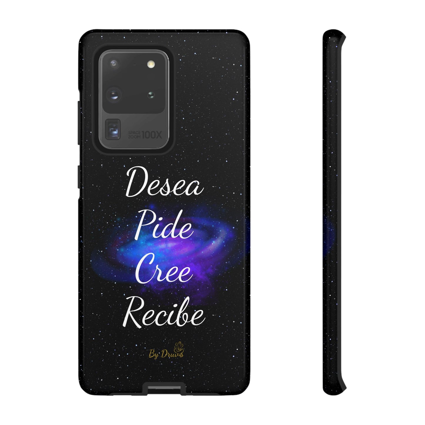 Funda para Móvil, Desea, Pide, Cree, Recibe, Ley de Atracción, Pensamiento Positivo,  iPhone, Samsung, Google Pixel, Carcasa para movil