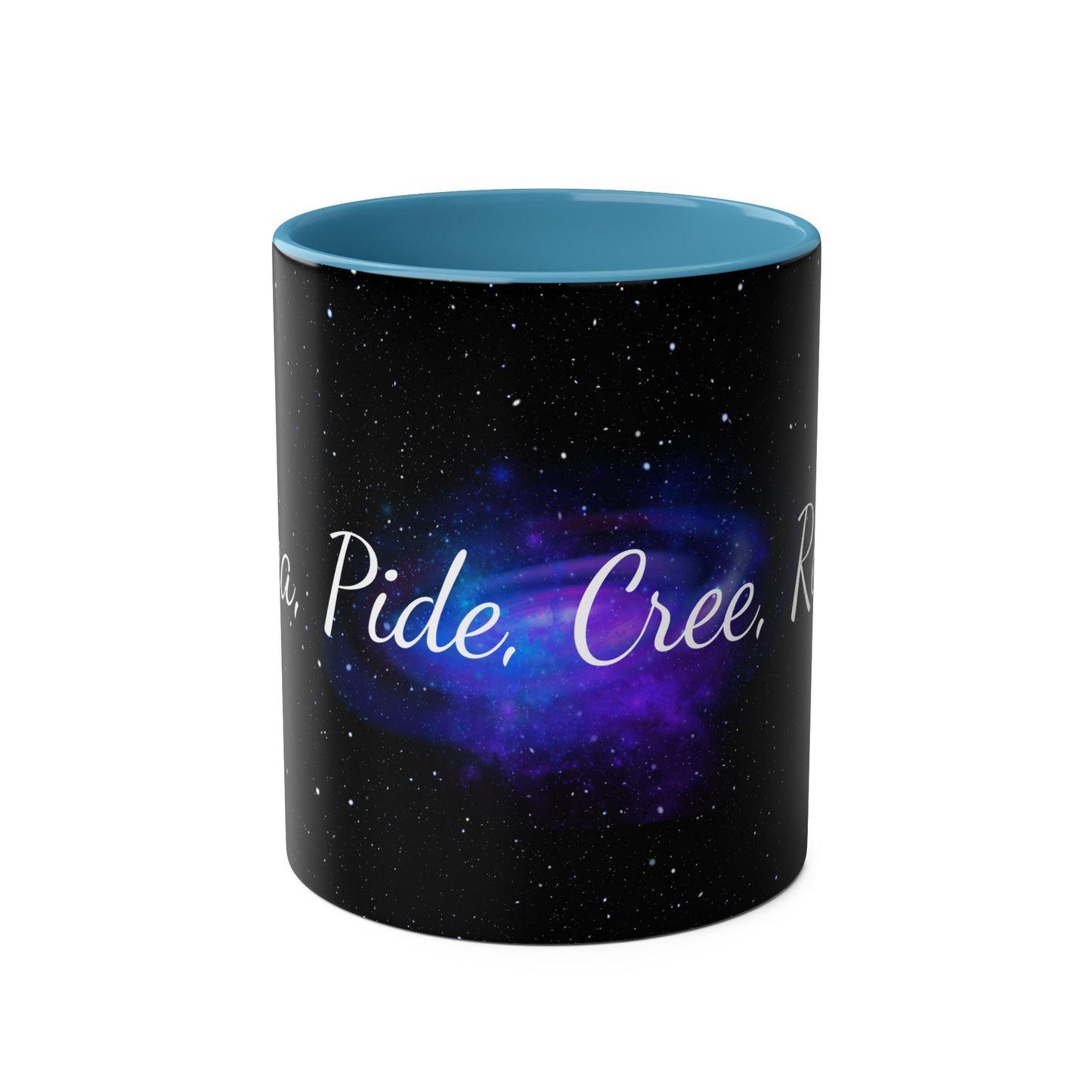 Elegante taza   "Desea, Pide, Cree, Recibe", afirmación de la ley de la atracción, ideas de regalos, frases inspiradoras.