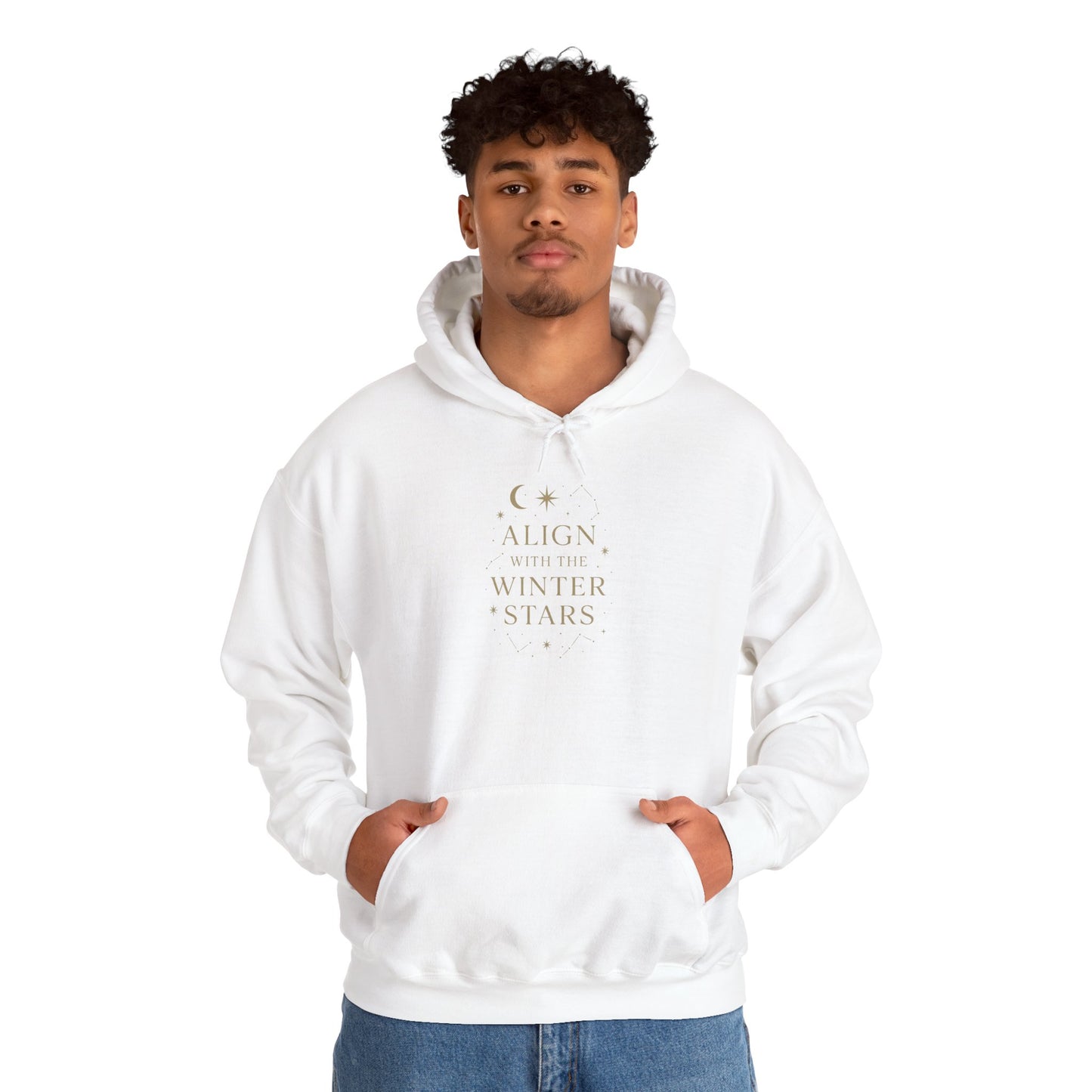 Align with the Winter Stars – Celestial Spiritual Hoodie