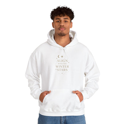 Align with the Winter Stars – Celestial Spiritual Hoodie
