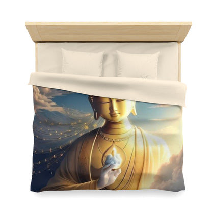 Buddha Duvet Cover, Zen, Room Decoration, Bedding, Gift, Inspirational