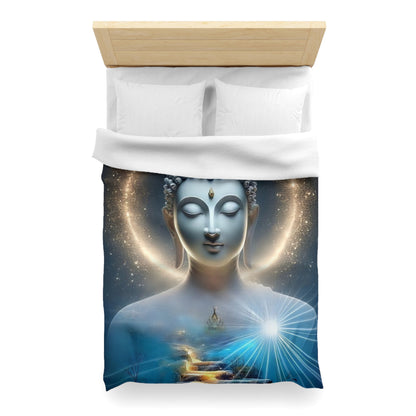 Buddha Duvet, Zen, Room Decoration, Bedding, Gift, Inspirational, Bed Cover