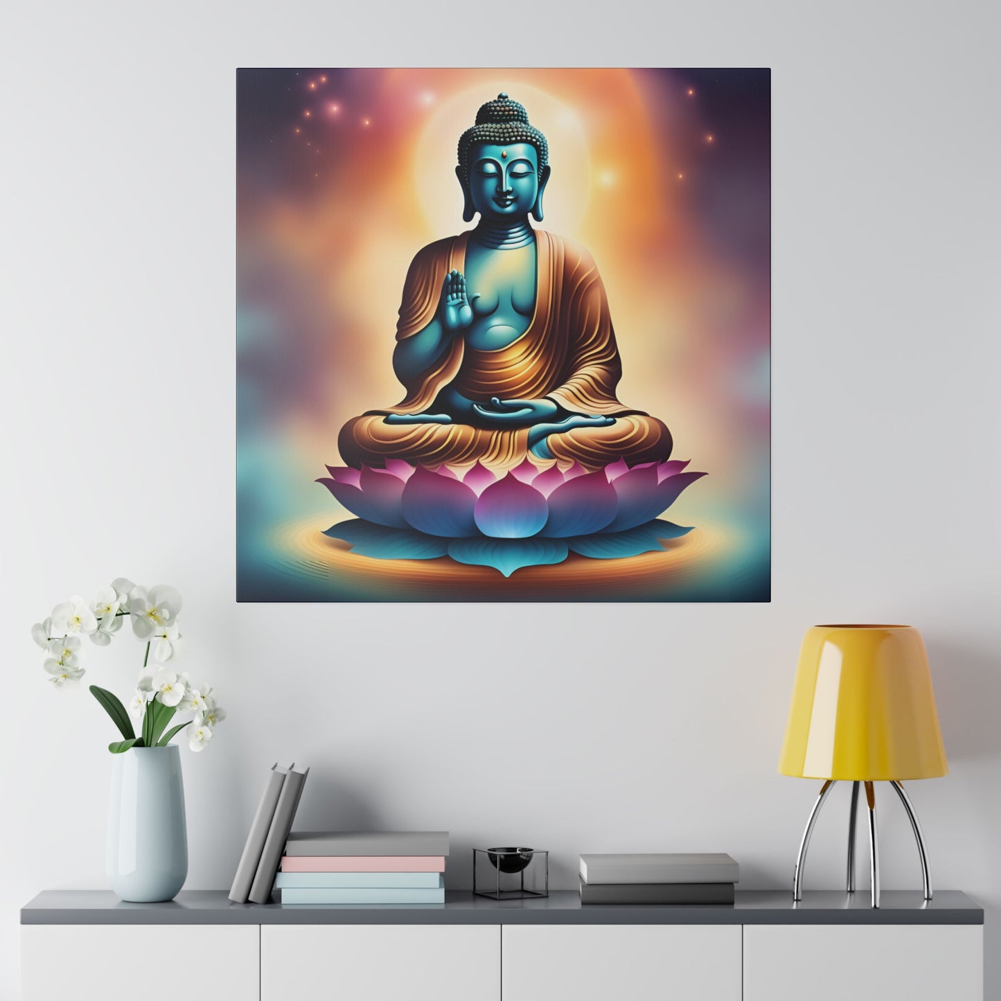 Buddha Canvas - Zen Space, Office Room, Peaceful, Gift Idea