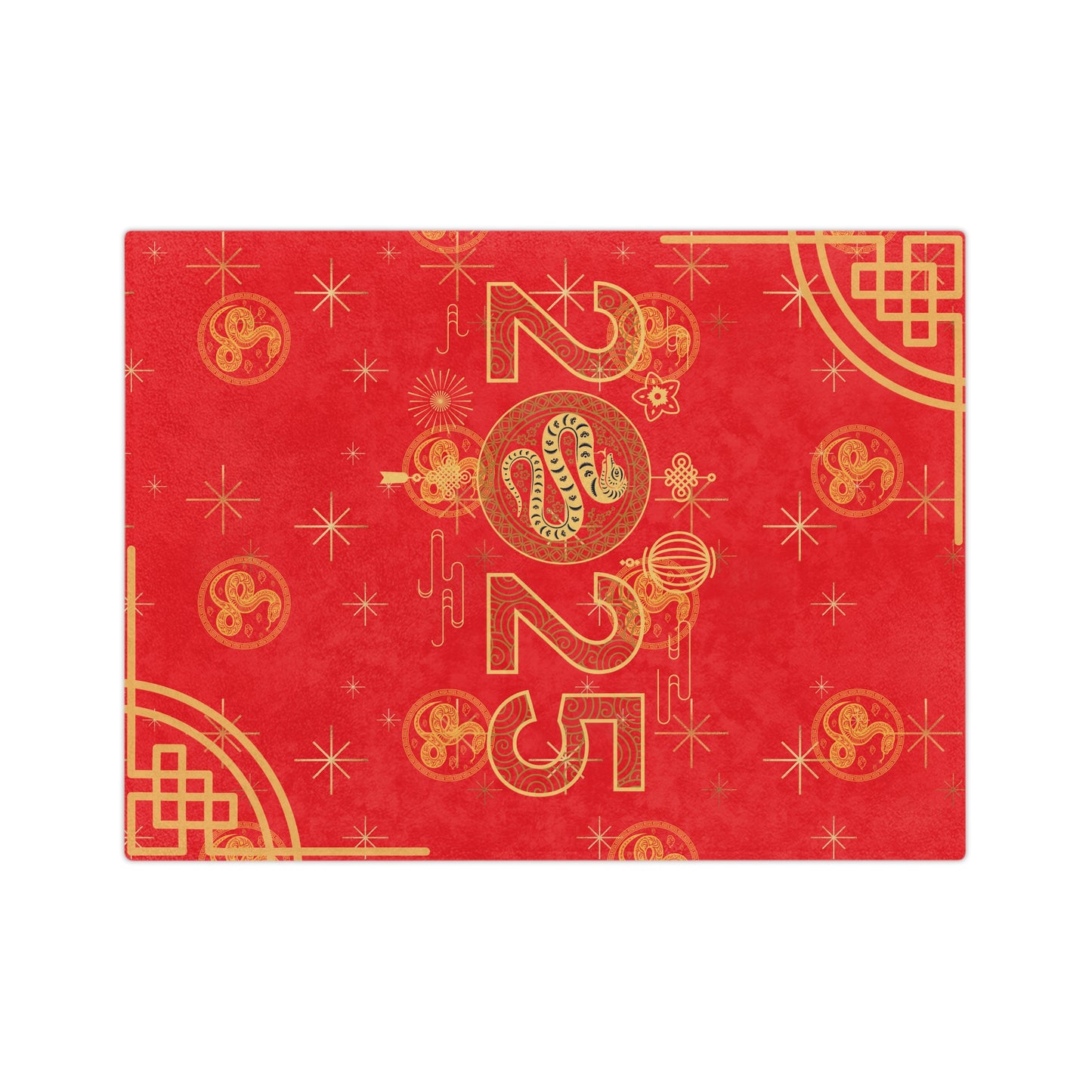 Year of Snake Chinese New Year Red Blanket Blanket