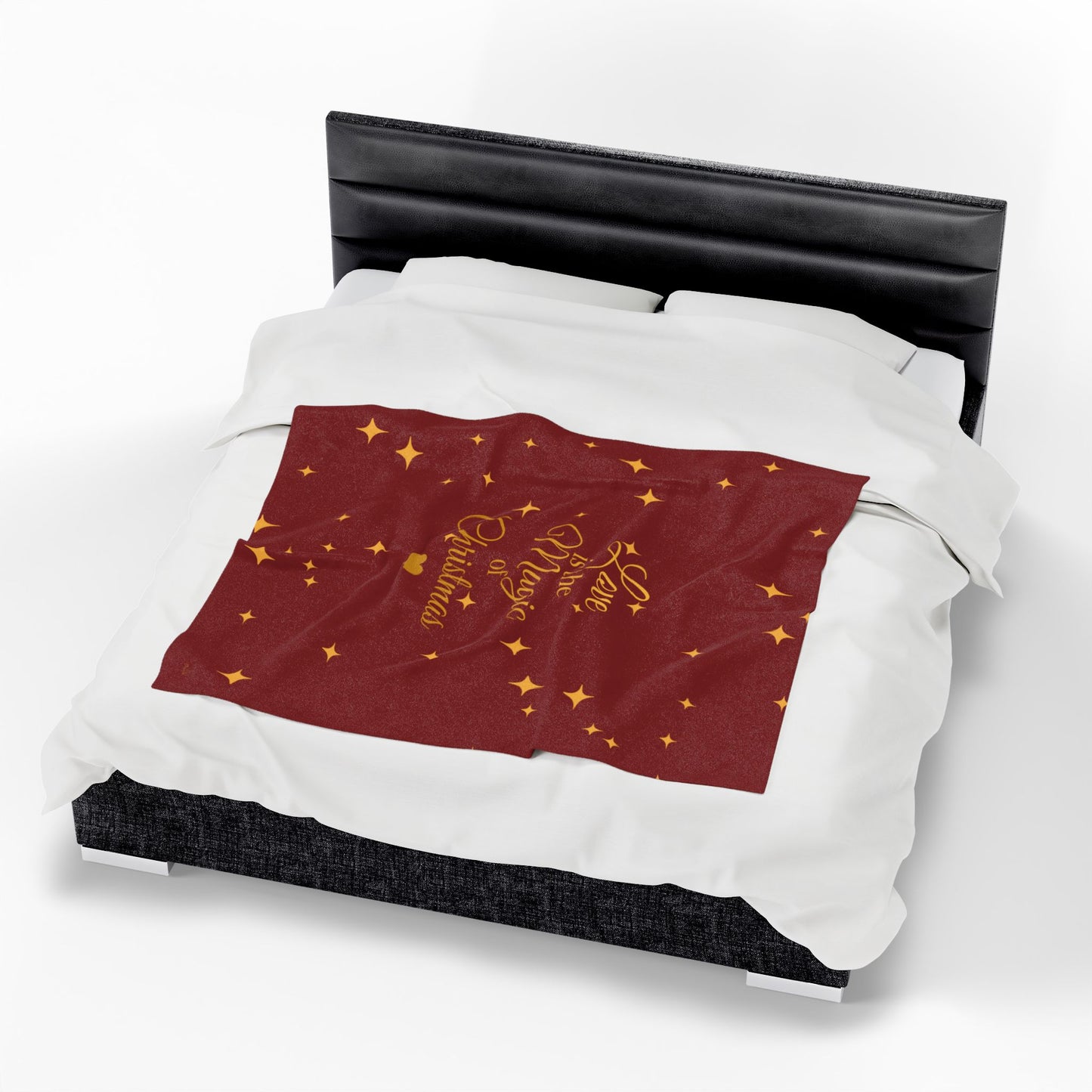 Love is the Magic of Christmas – Velveteen Throw Blanket