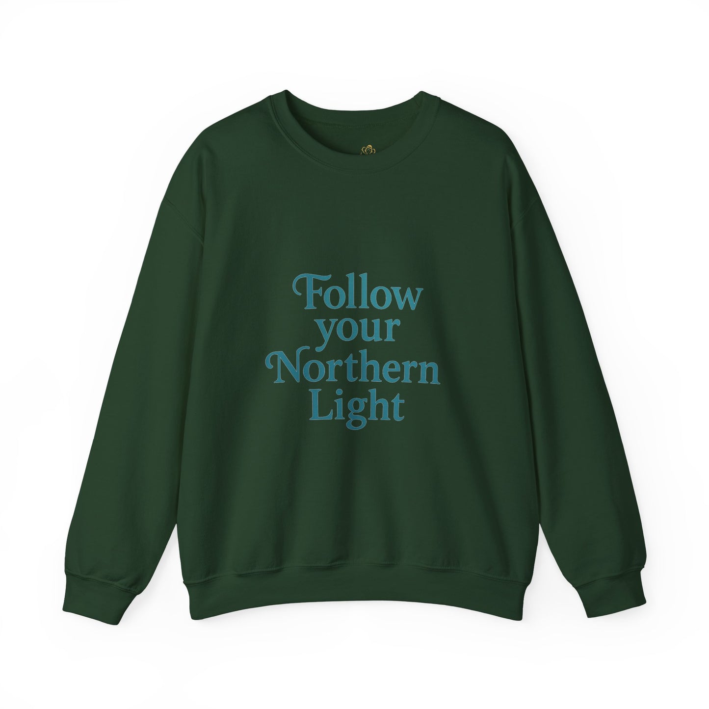 Follow Your Northern Light – Minimalist Winter Affirmation Sweatshirt (Unisex)