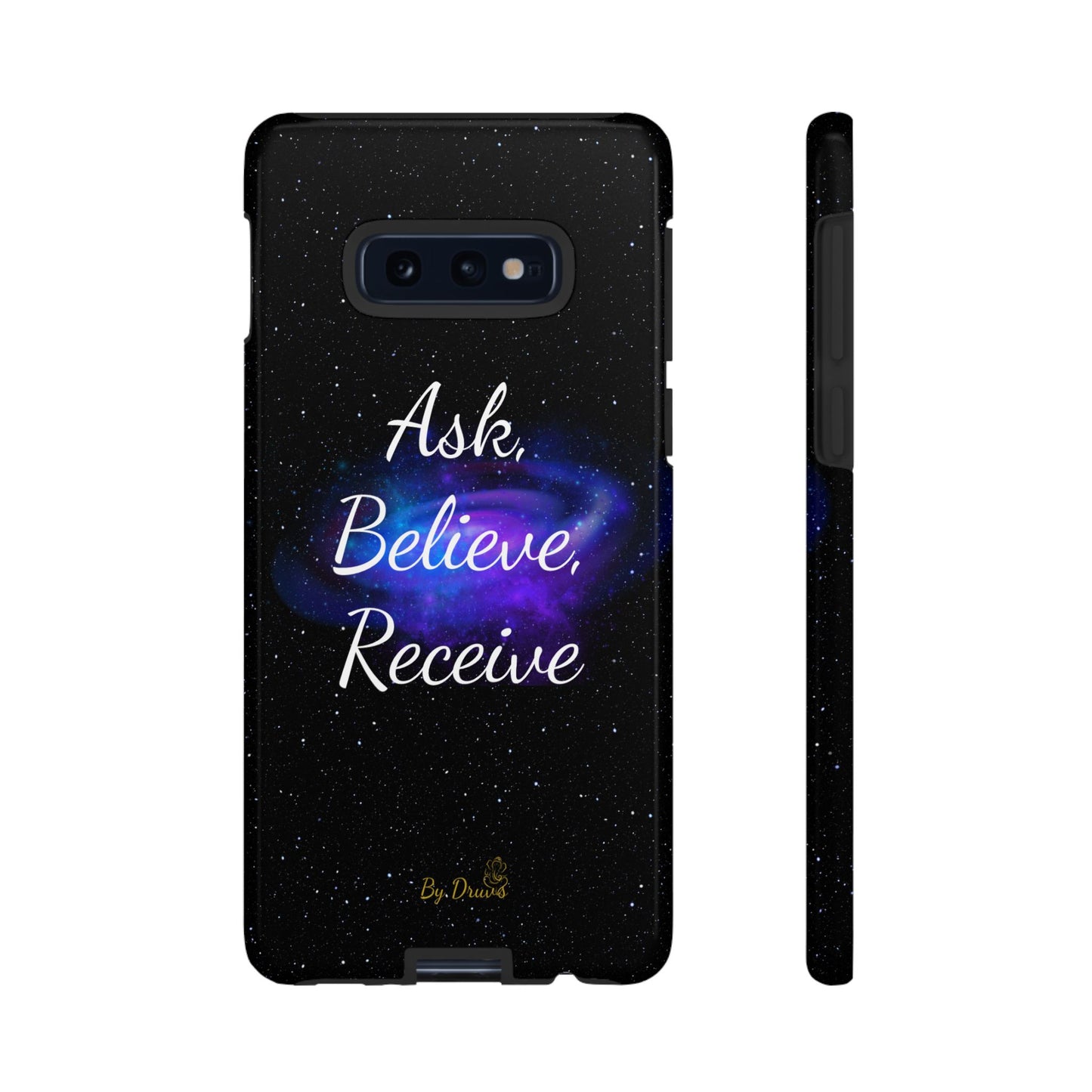 Phone Case - Ask, Believe, Receive, Law of Attraction, Positive Thinking,  iPhone, Samsung, Google Pixel, iPhone 16