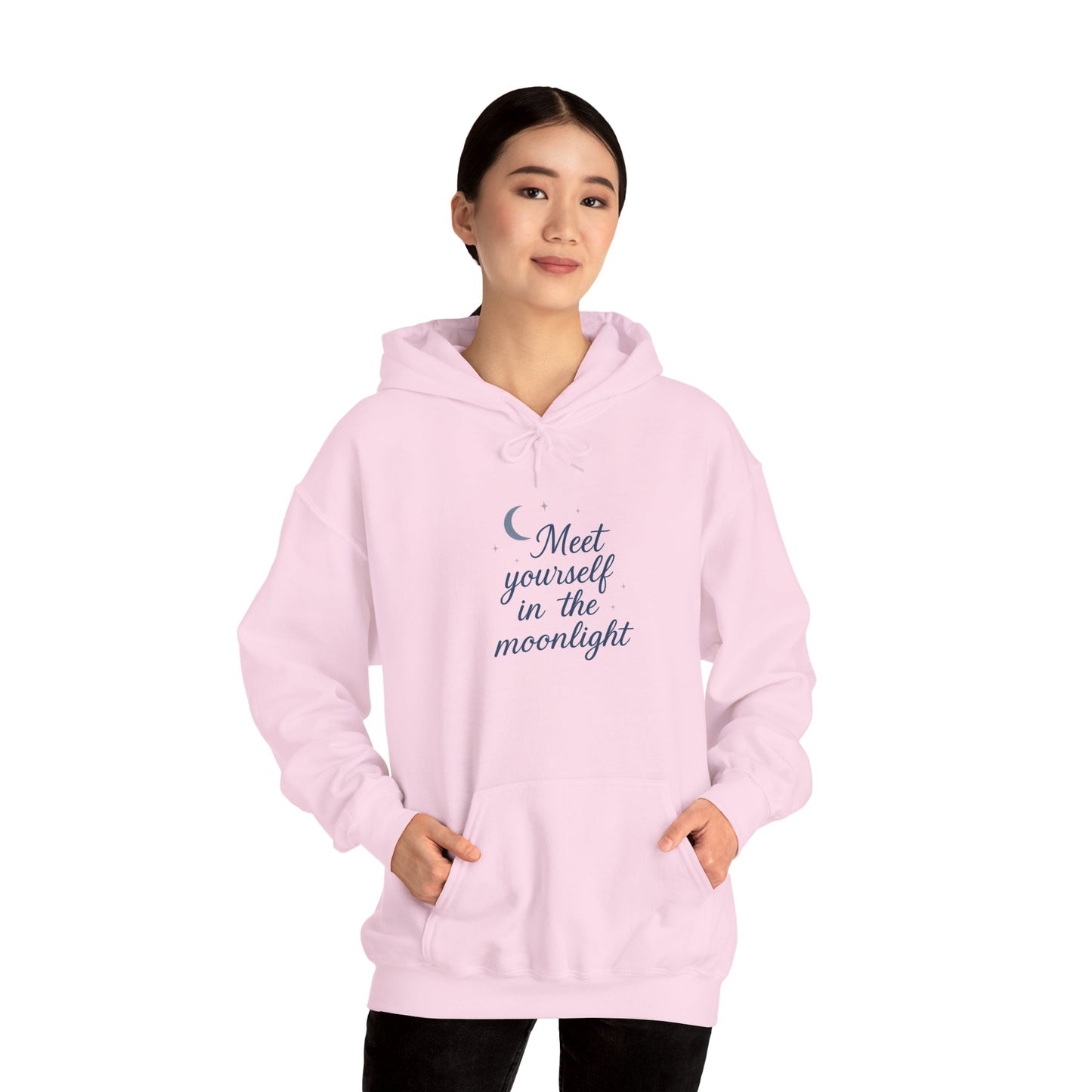 Meet Yourself in the Moonlight – Spiritual Moon Hoodie