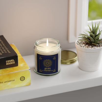 Shubh Labh Prosperity Candle – Diwali Scented Jar with Mandala & Mantra Design