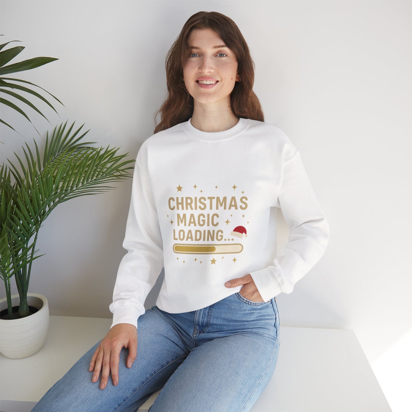 Christmas Magic Loading Sweatshirt – Cozy Holiday Vibes