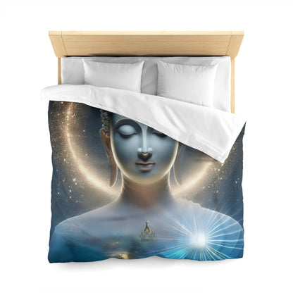 Buddha Duvet, Zen, Room Decoration, Bedding, Gift, Inspirational, Bed Cover