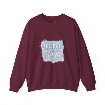 Believe in the Magic Winter Sweatshirt – Unisex Cozy Christmas Crewneck