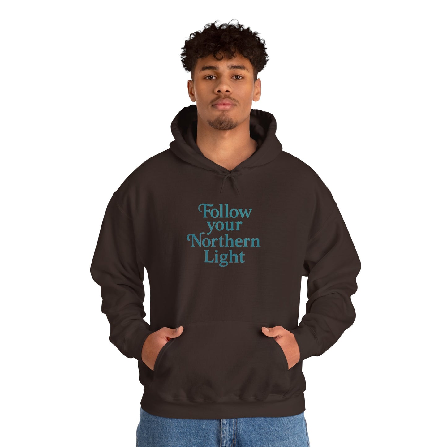 Follow Your Northern Light – Inspirational Winter Hoodie