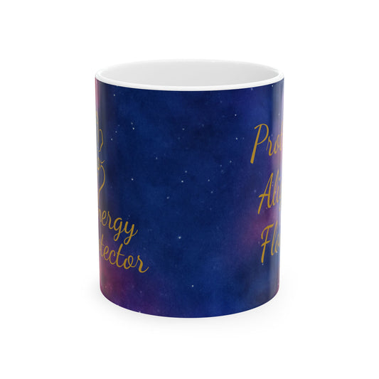 Ganesh Galaxy Mug – “My Energy My Protector” (11oz Ceramic)