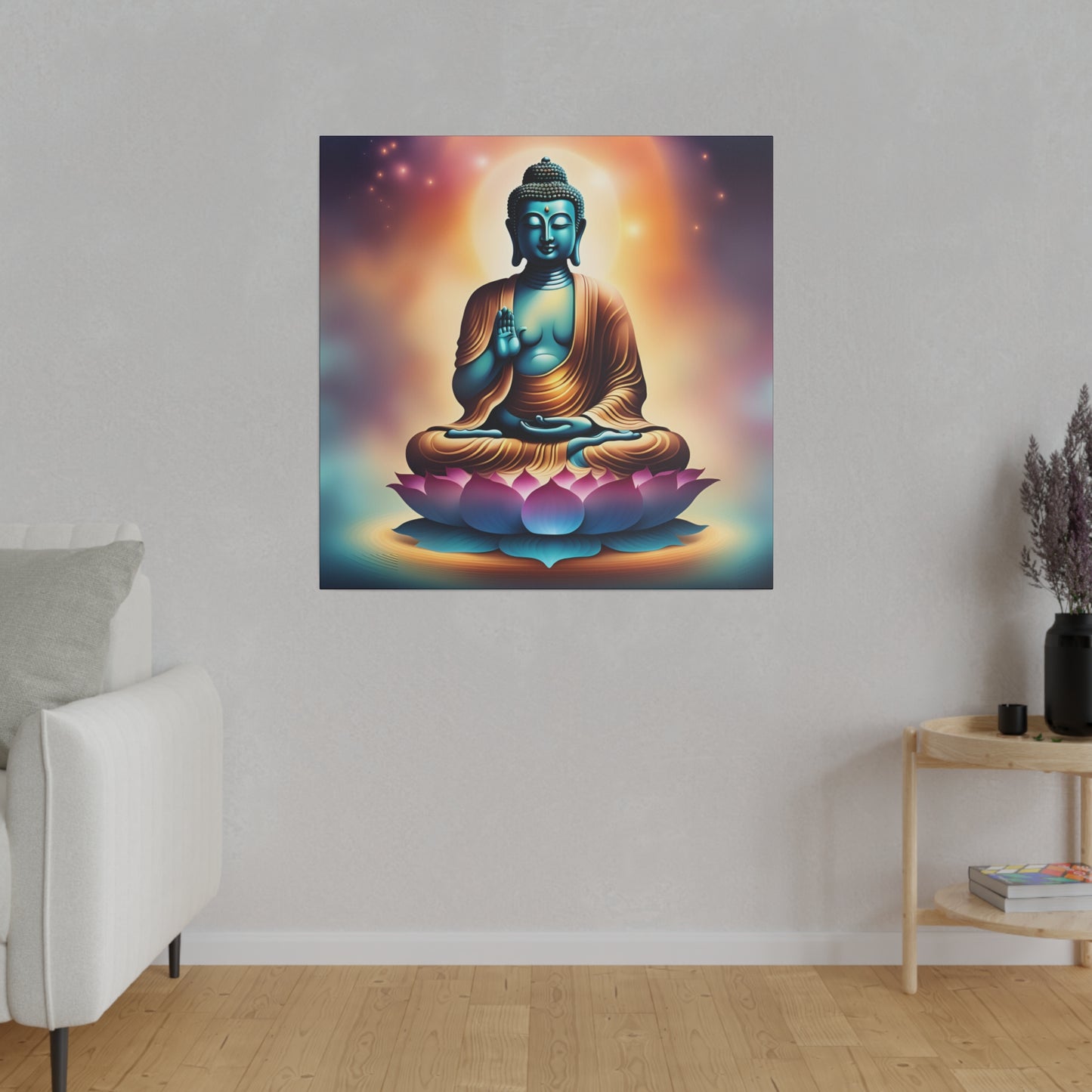 Buddha Canvas - Zen Space, Office Room, Peaceful, Gift Idea