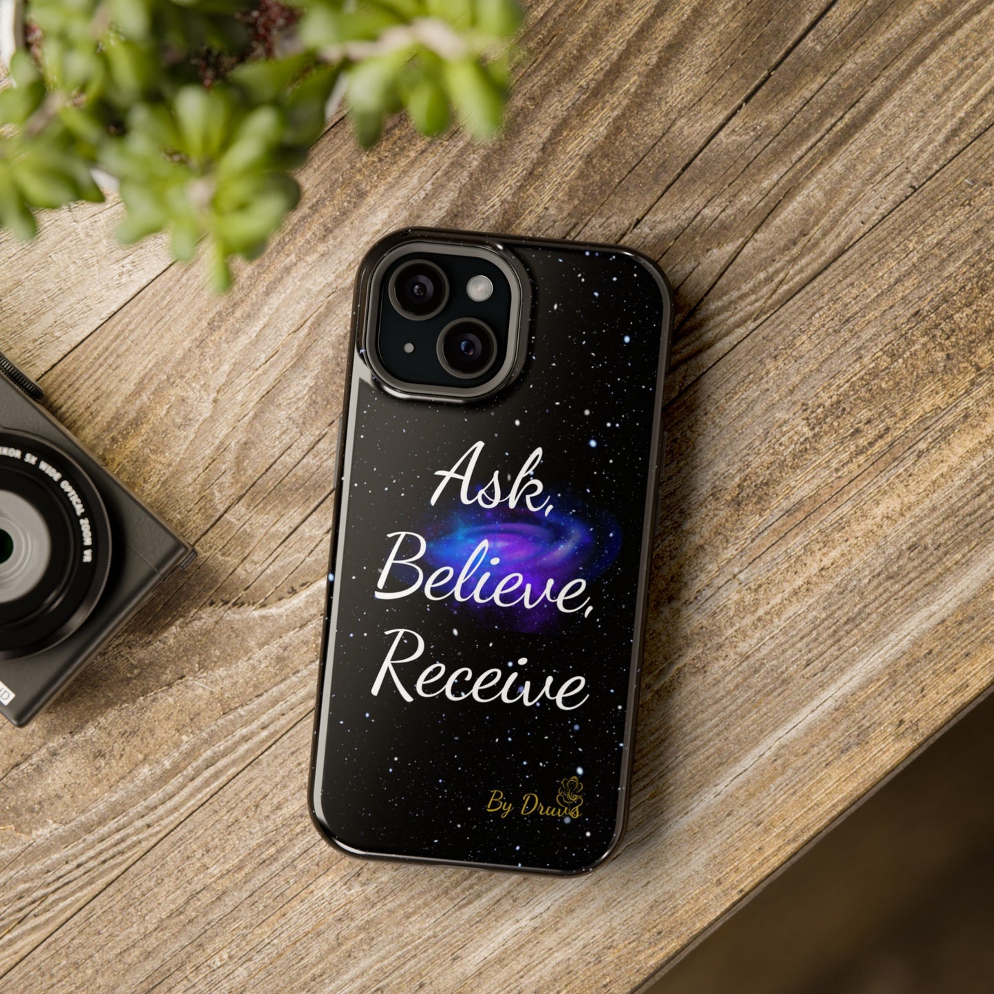 iPhone Magnetic Case, Ask, Believe Receive, Law of Attraction