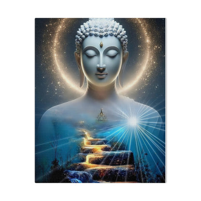 Buddha Canvas - Zen Space, Office Room, Peaceful, Gift Idea, Inspirational, Birthday, Thanksgiving