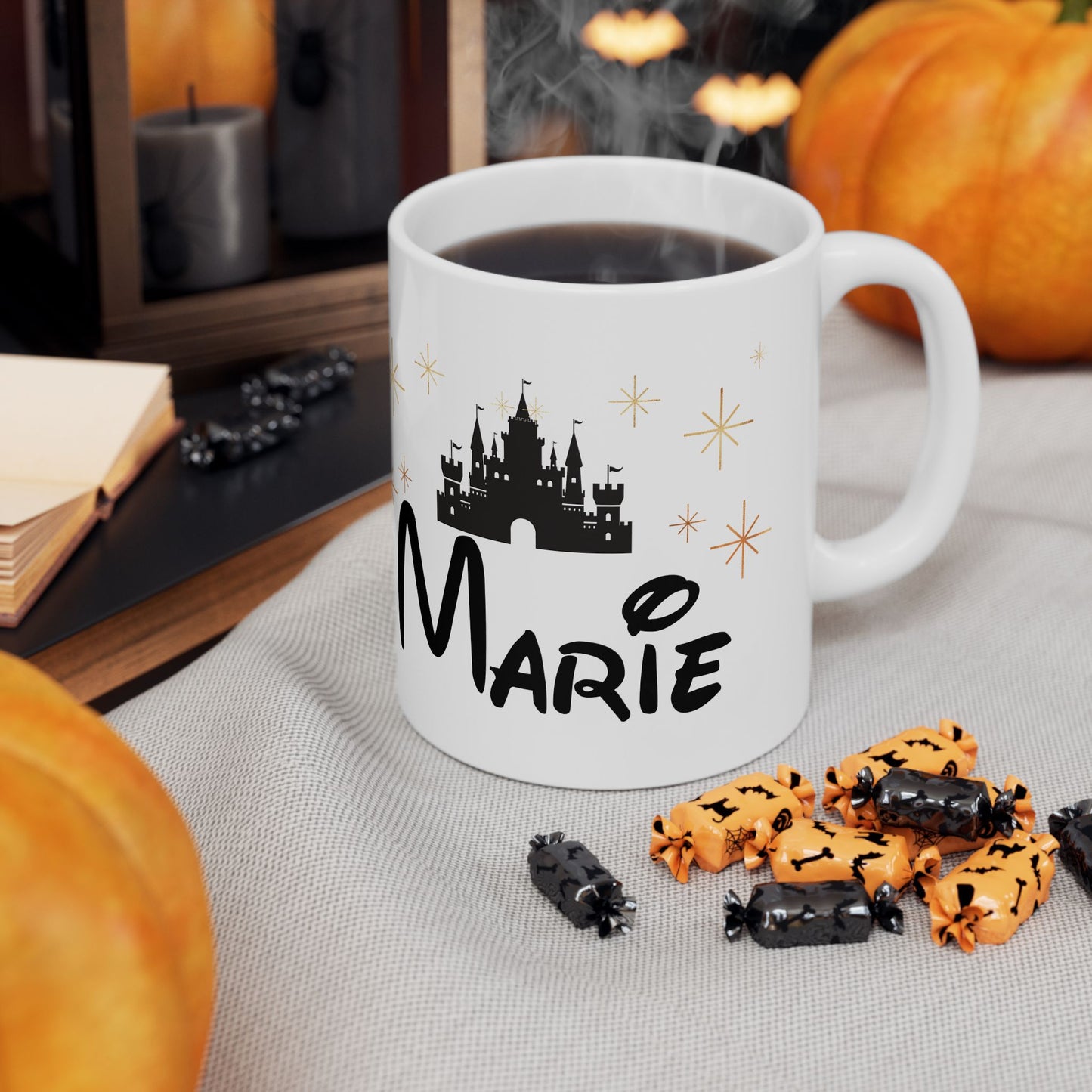 Personalized Castle Mug – Custom Name Magic Mug for Disney Lovers