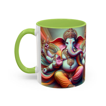 Lord Ganesha  – Spiritual Coffee Mug for New Beginnings, Prosperity & Positive Energy