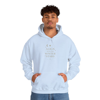Align with the Winter Stars – Celestial Spiritual Hoodie