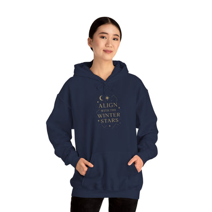 Align with the Winter Stars – Celestial Spiritual Hoodie