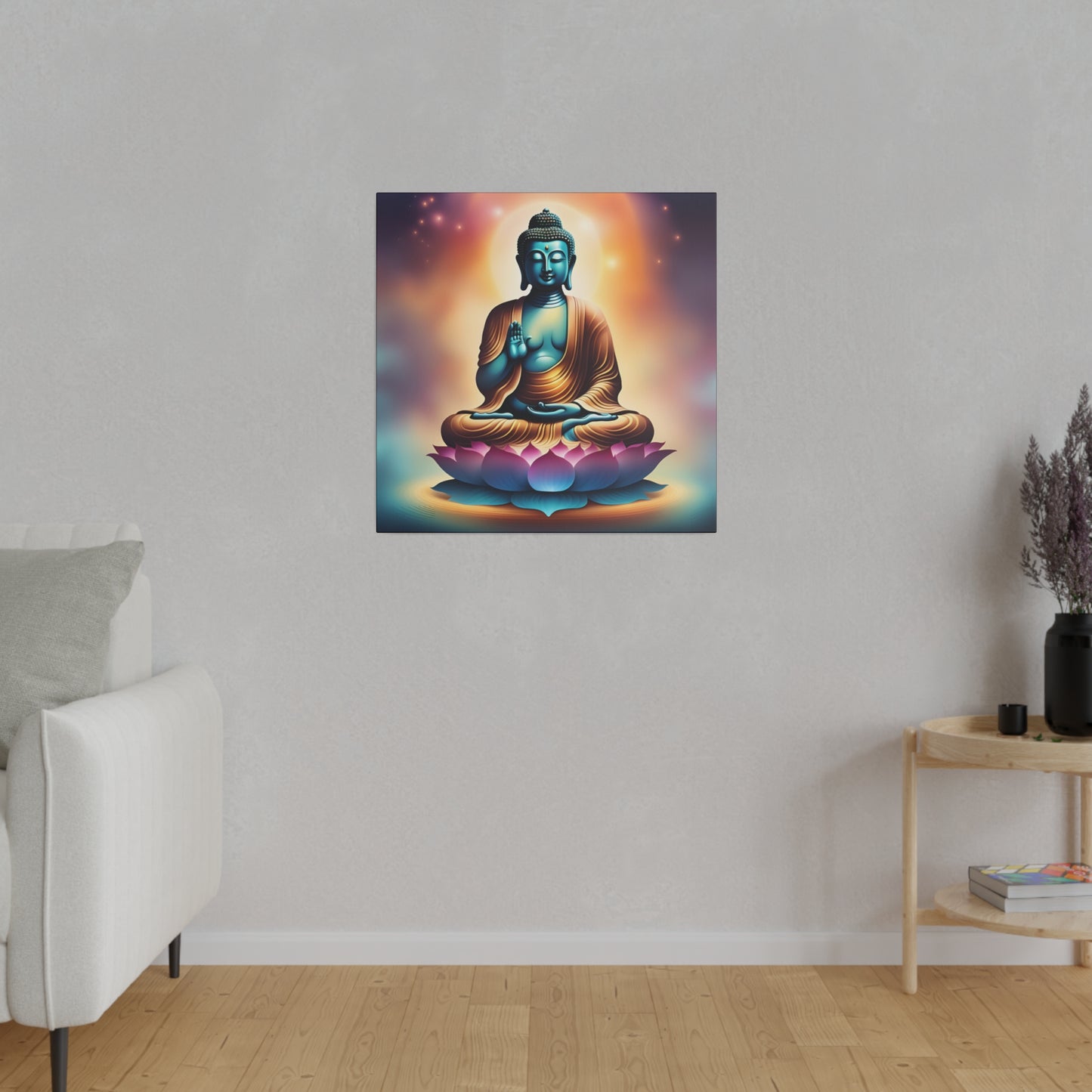 Buddha Canvas - Zen Space, Office Room, Peaceful, Gift Idea