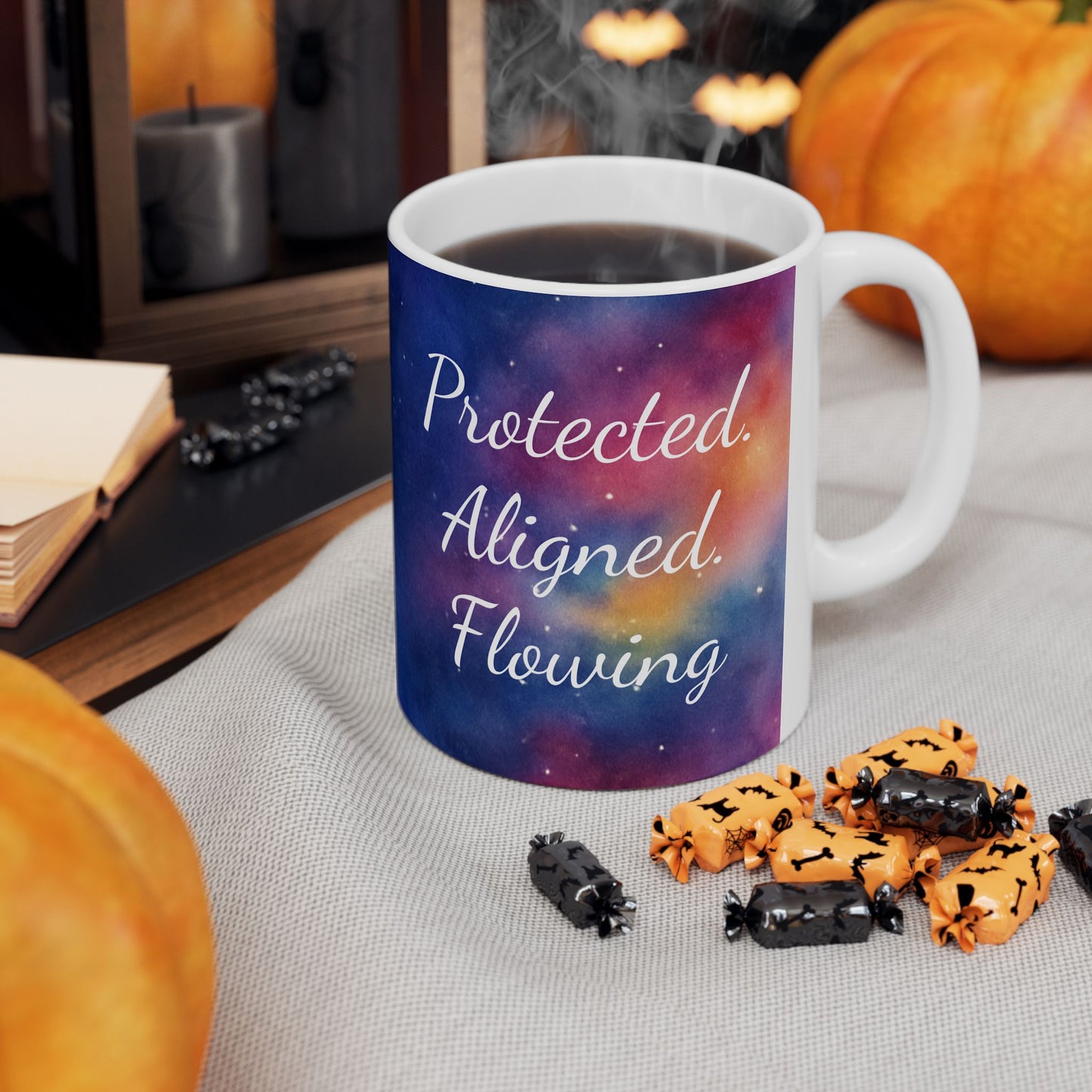 Ganesh Mug – My Energy, My Protector | Cosmic Spiritual Mug