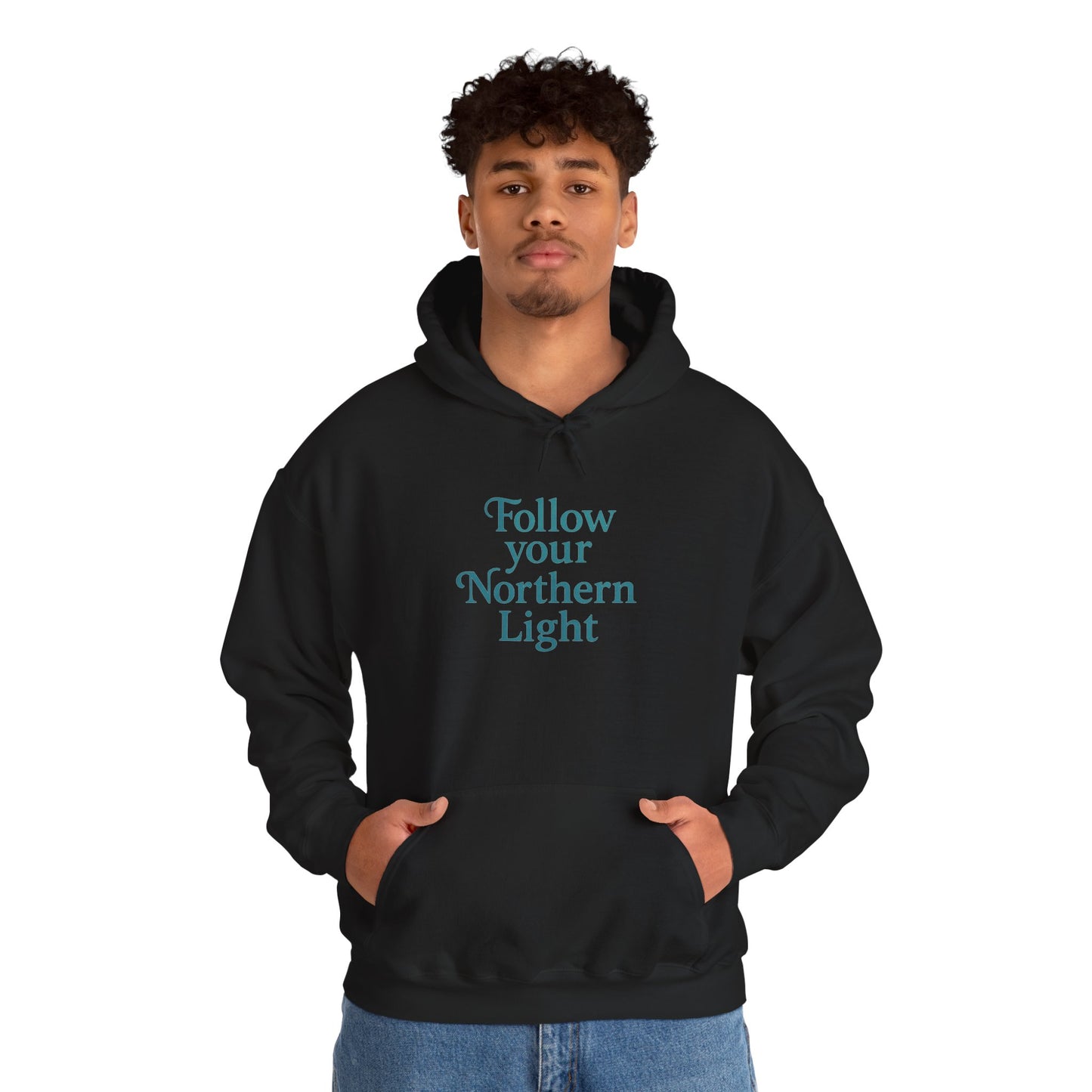 Follow Your Northern Light – Inspirational Winter Hoodie