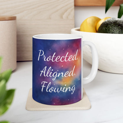 Ganesh Mug – My Energy, My Protector | Cosmic Spiritual Mug
