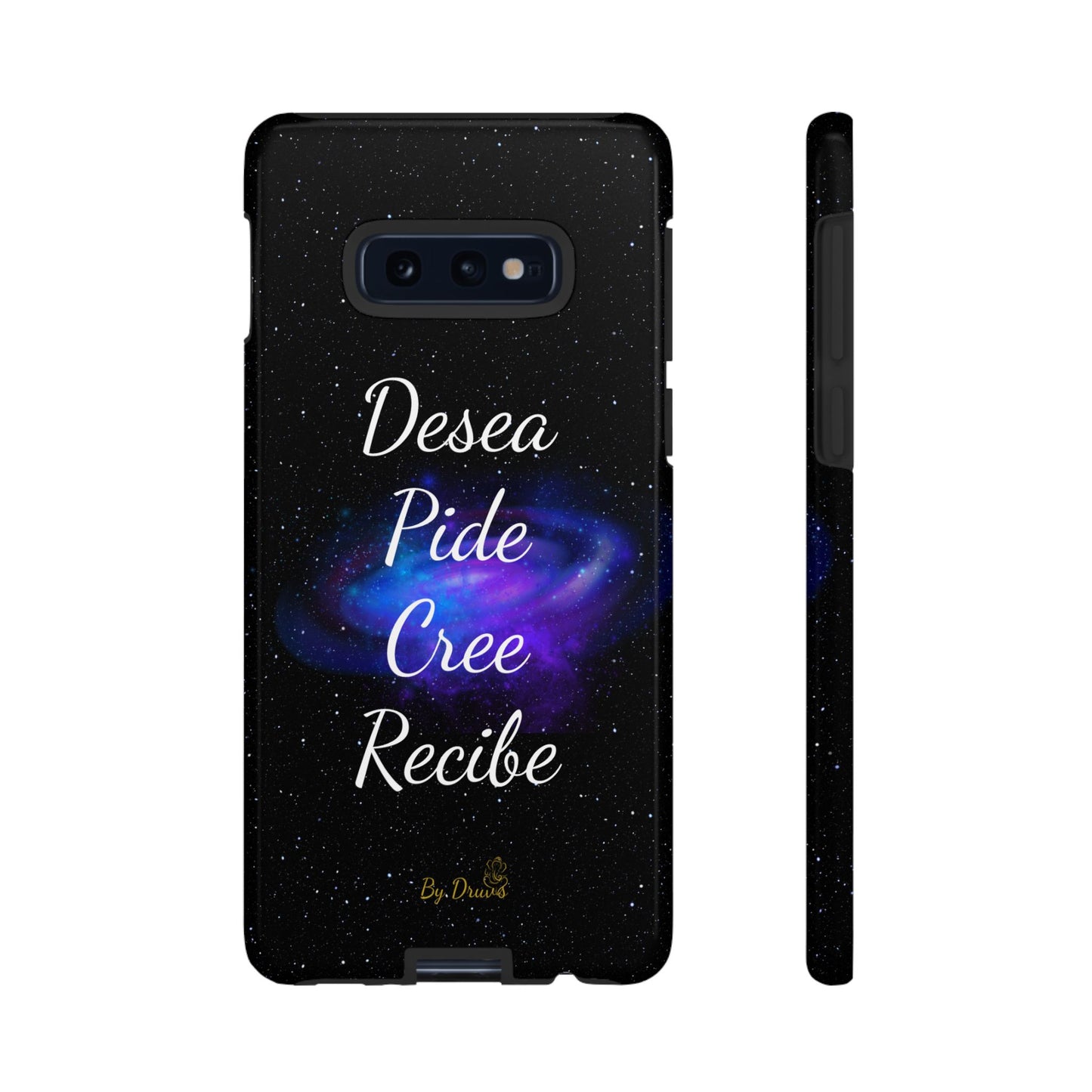 Funda para Móvil, Desea, Pide, Cree, Recibe, Ley de Atracción, Pensamiento Positivo,  iPhone, Samsung, Google Pixel, Carcasa para movil