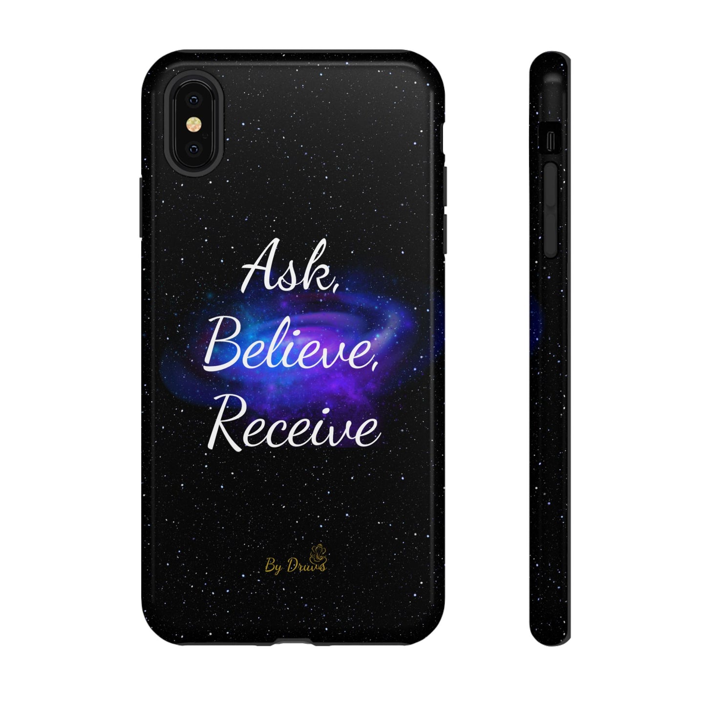 Phone Case - Ask, Believe, Receive, Law of Attraction, Positive Thinking,  iPhone, Samsung, Google Pixel, iPhone 16