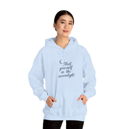 Meet Yourself in the Moonlight – Spiritual Moon Hoodie