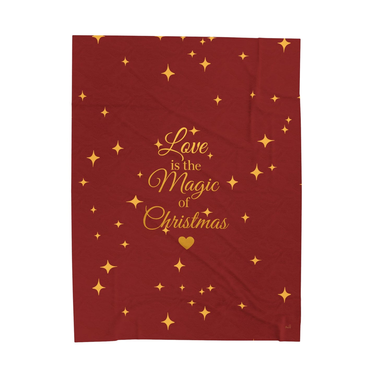Love is the Magic of Christmas – Velveteen Throw Blanket