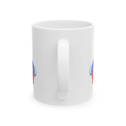 Republican Party Mug – Patriotic Elephant Design | 11oz Ceramic Coffee Cup