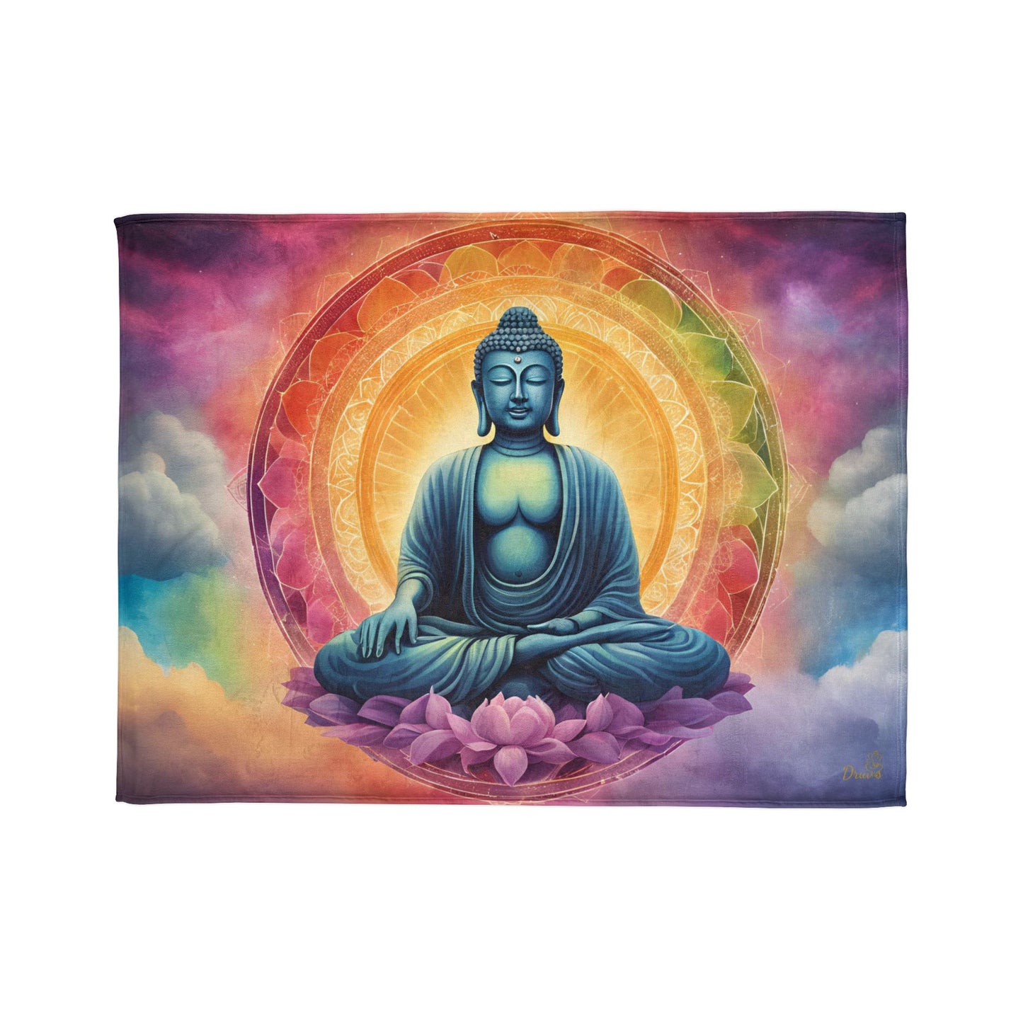 Colorful Buddha Blanket